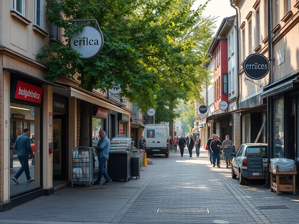 Ilustracja symbolizująca rynek pracy w powiecie przasnyskim i dostępne oferty pracy.